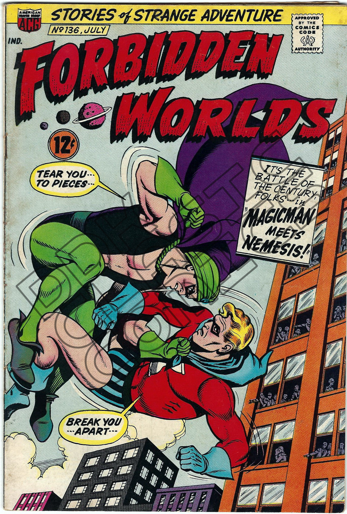 Forbidden Worlds 136 July 1966