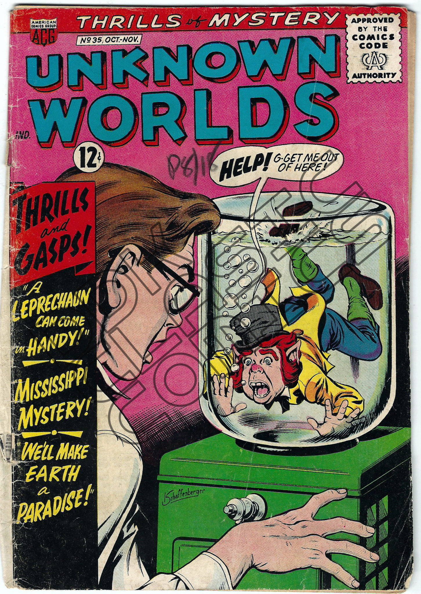 Unknown Worlds 35 November 1964