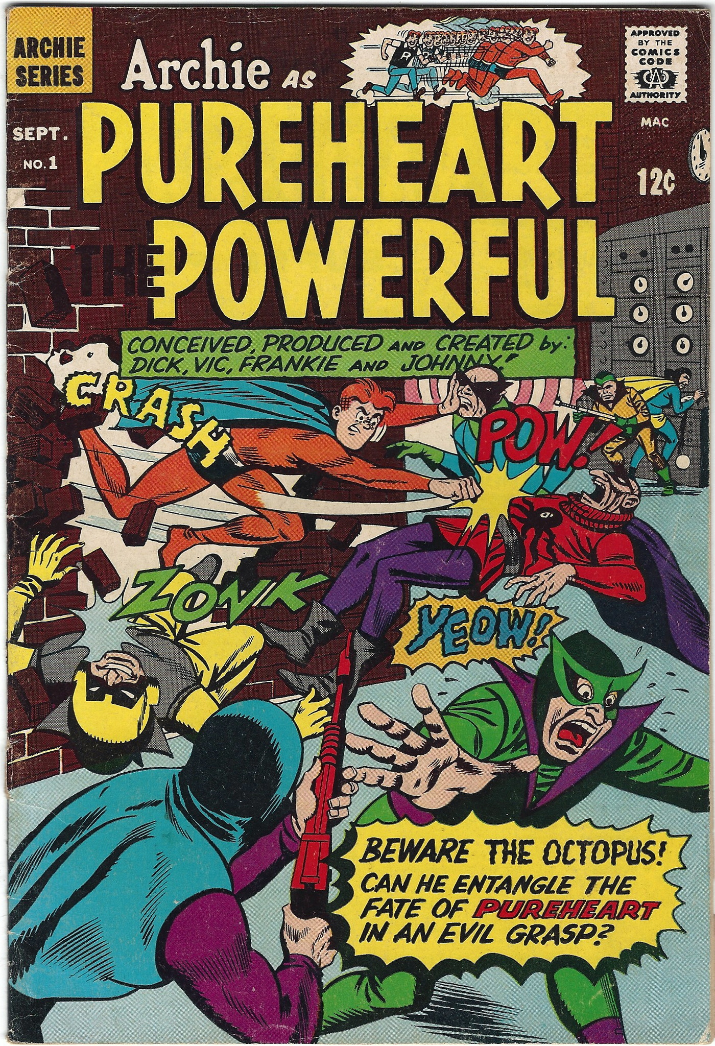 Archie in Purple Heart the Powerful Issue 1 September 1966