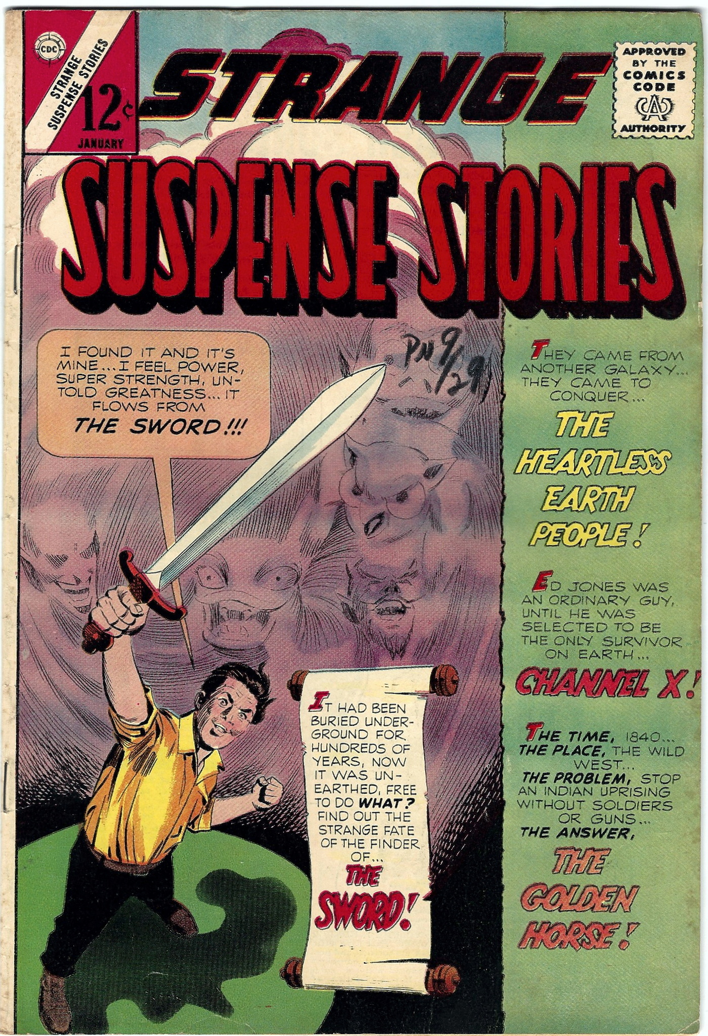 Strange Suspense Stories 73 January 	1965
