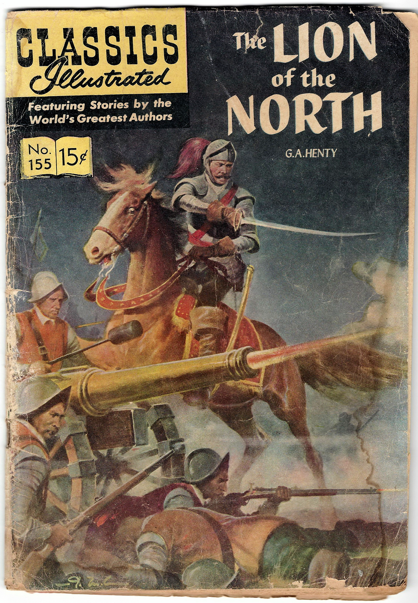 Classics Illustrated 155 March 1960 Lion of the North