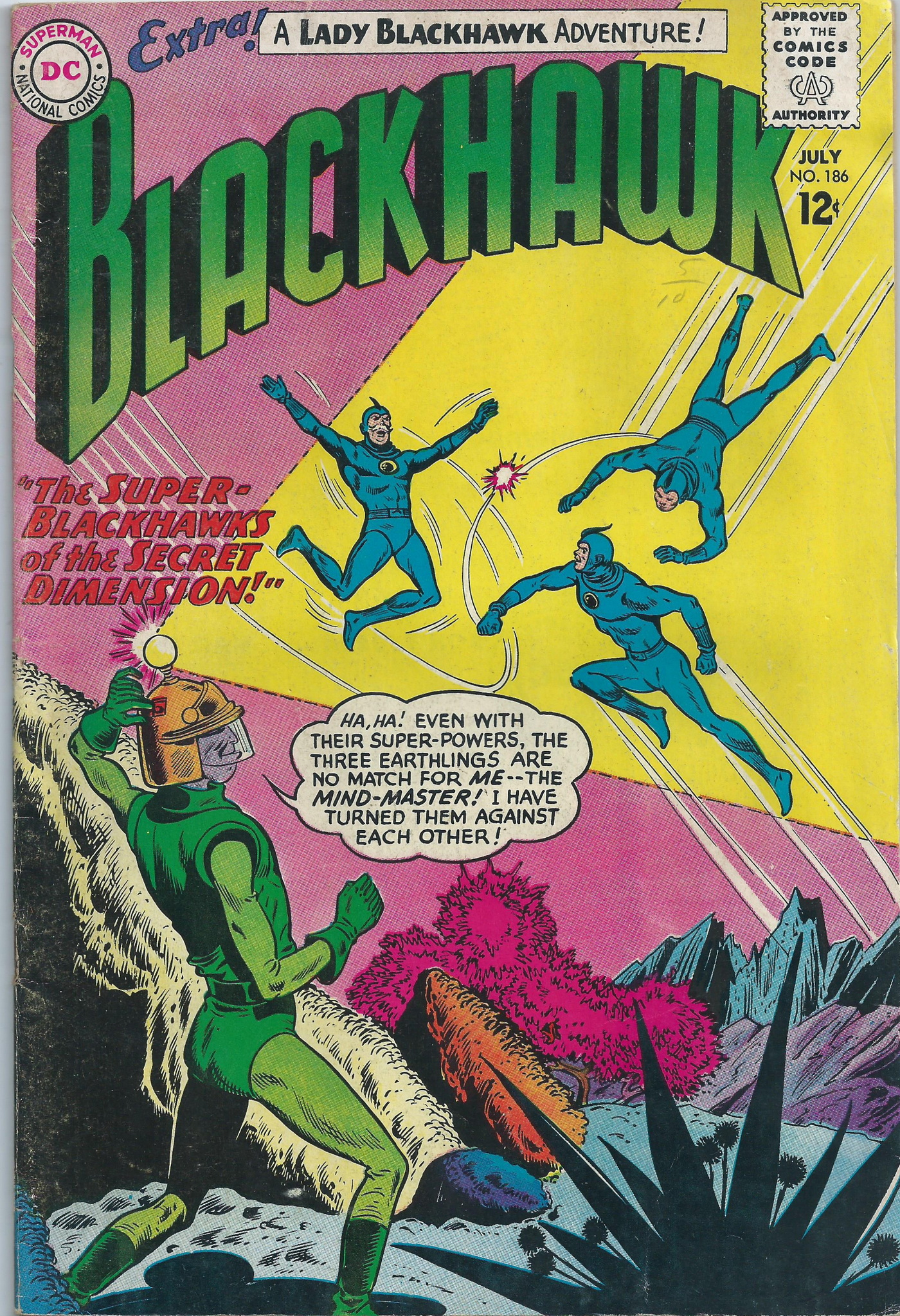 Blackhawk Comics 186 July 1963