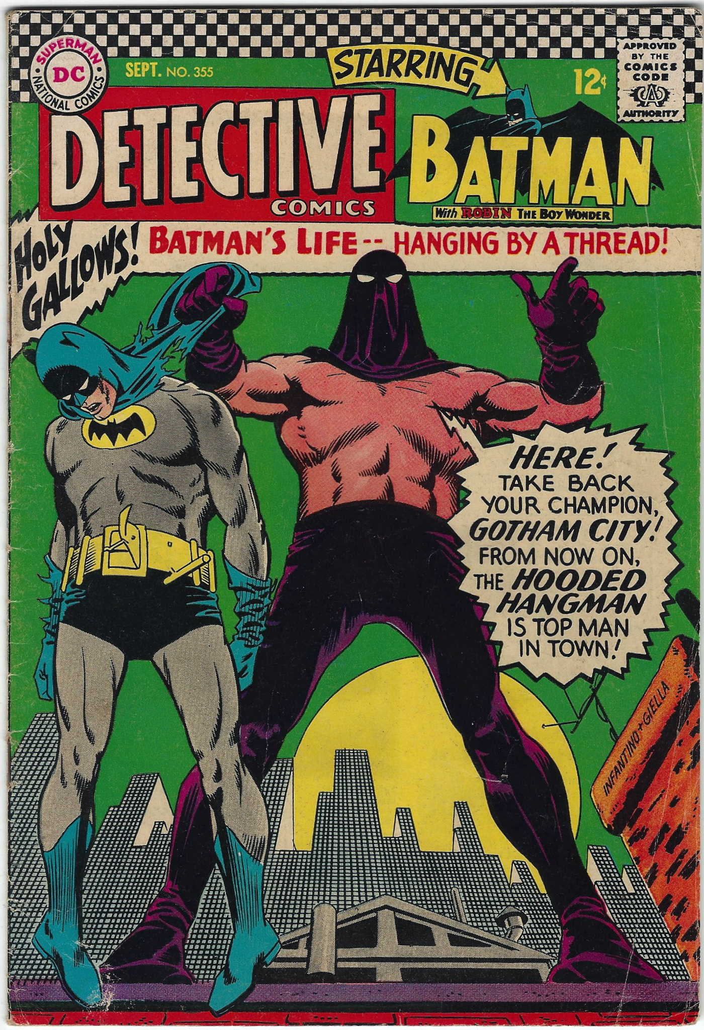Detective Comics 355Detective Comics 355 September 1966 front)