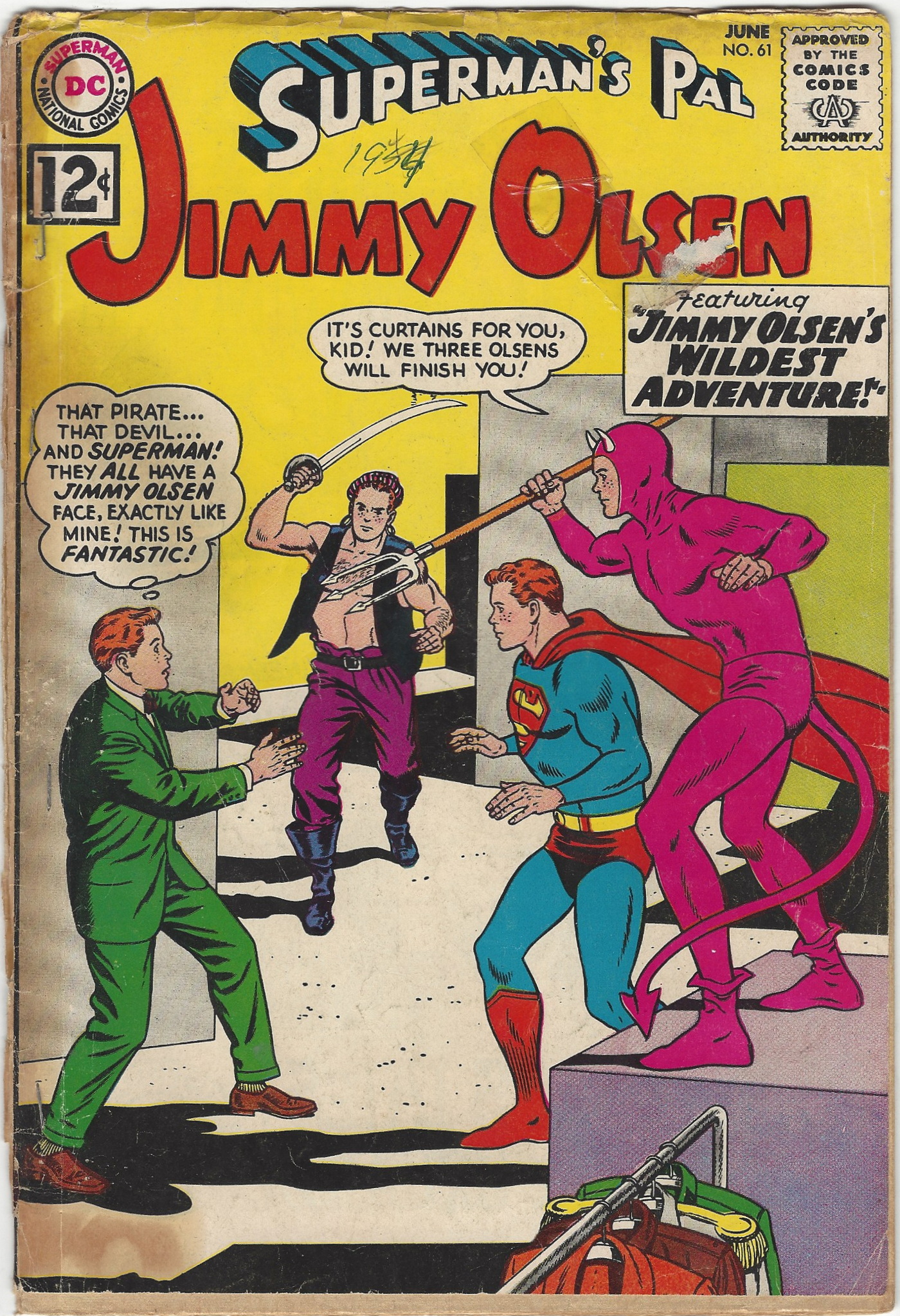 Jimmy Olsen 61 June 1962