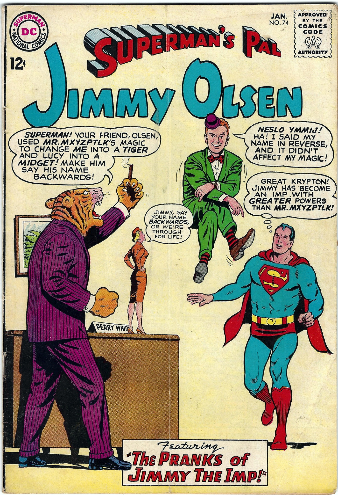Jimmy Olsen 74 January 1964