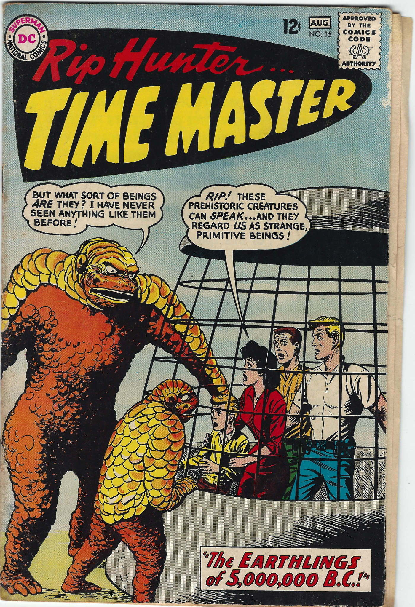 Rip Hunter Time Master 15 August 1963