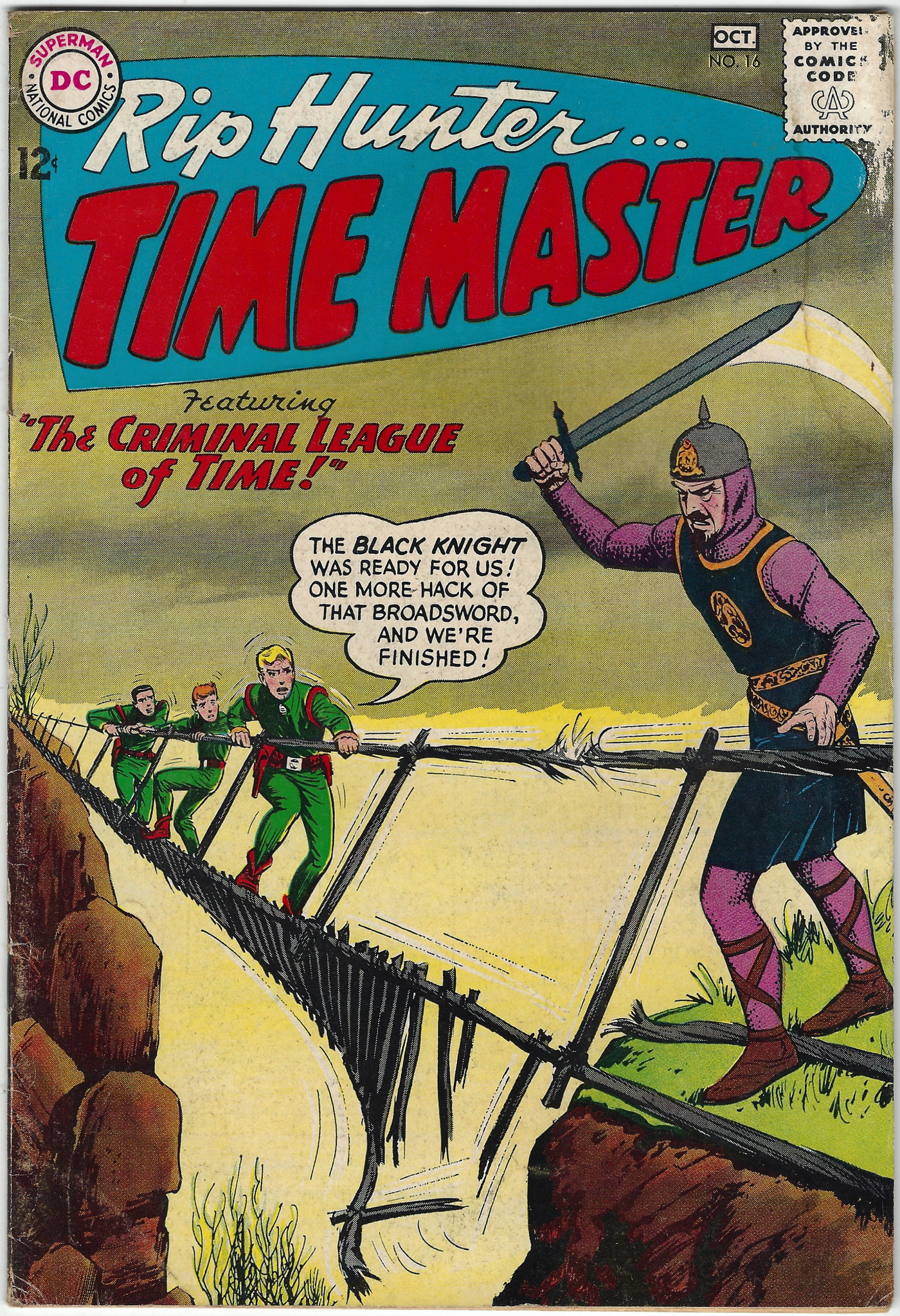 Rip Hunter Time Master 16 October 1963