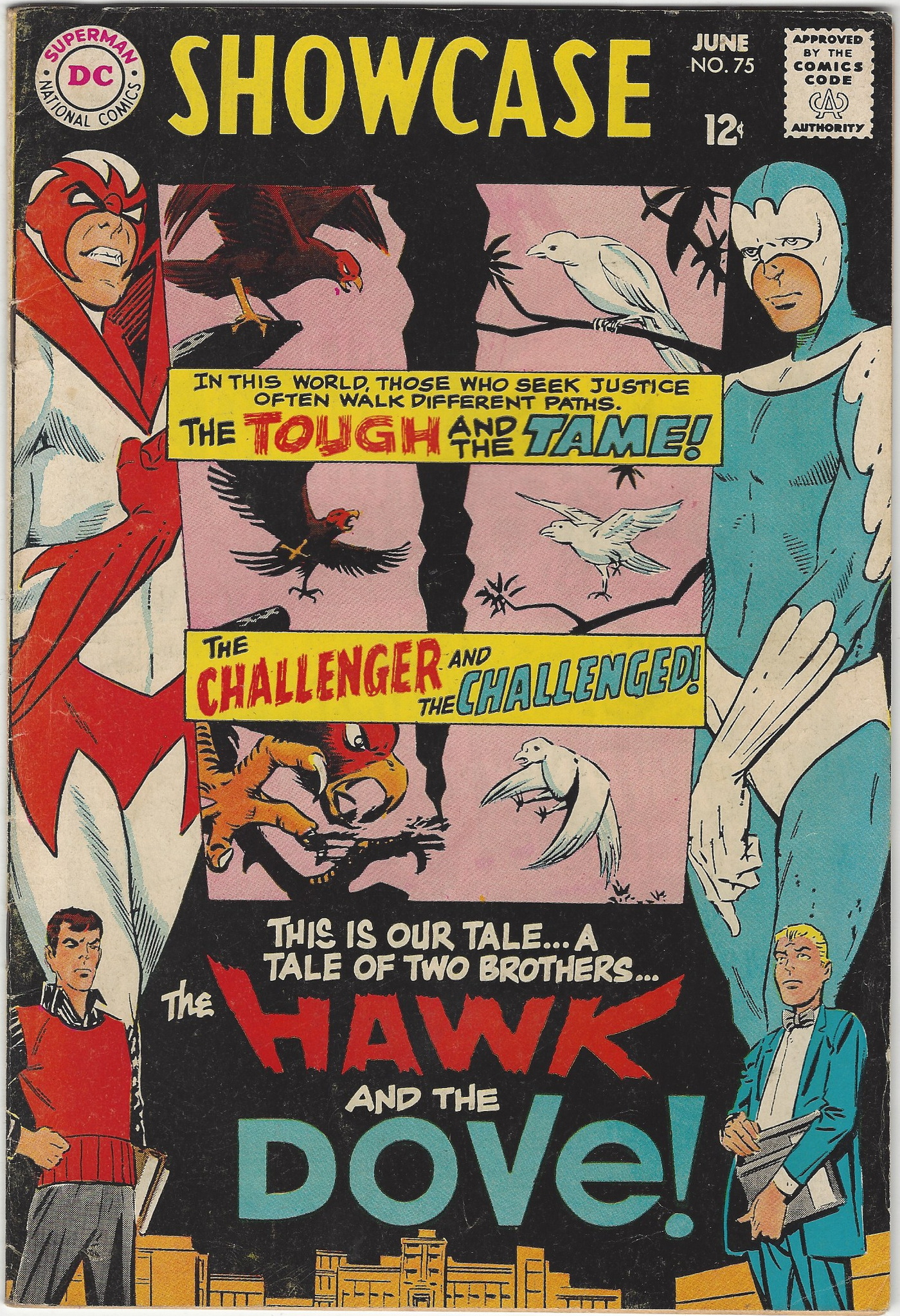 Showcase Presents 75 1968 Hawk and Dove June