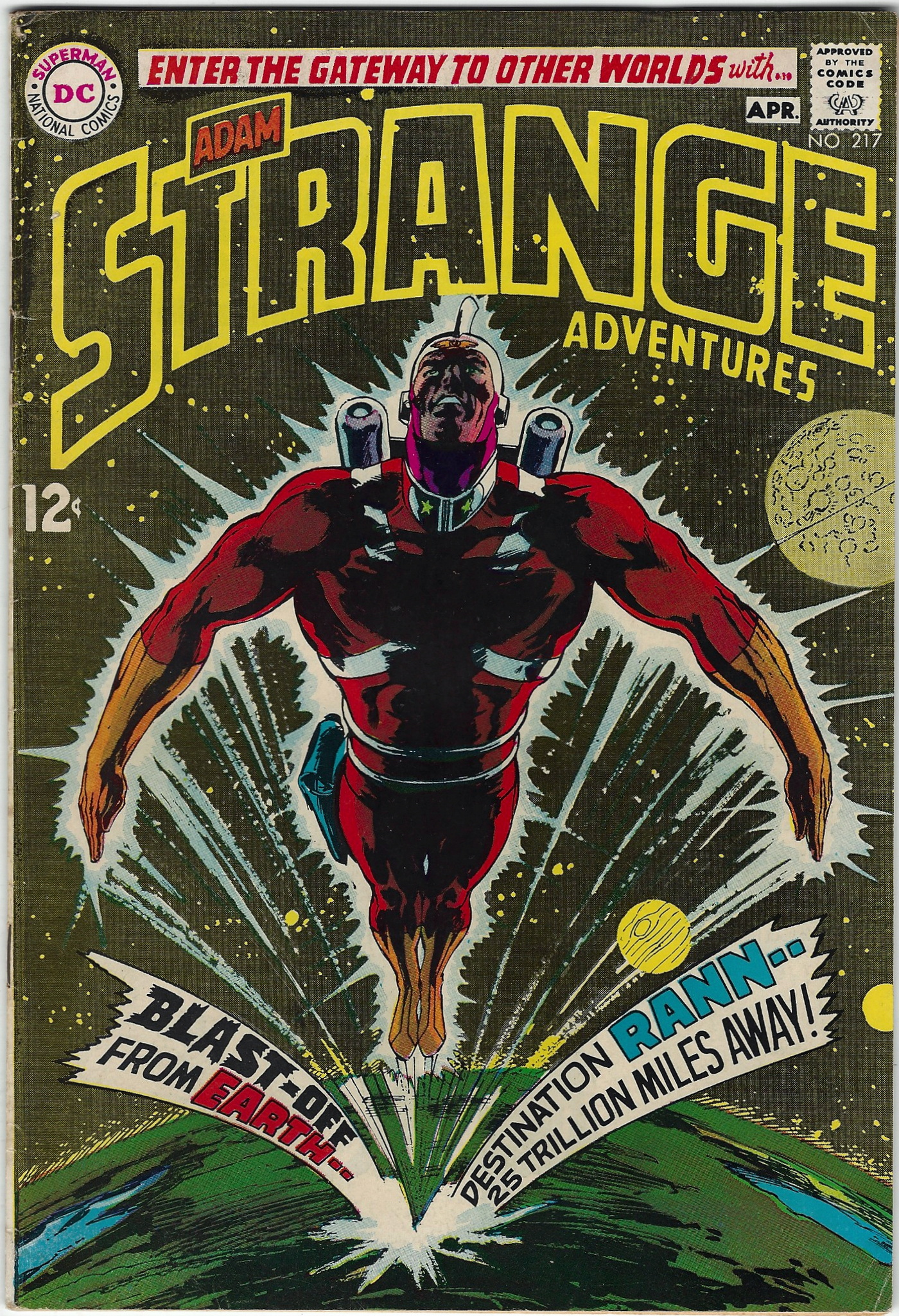 Adam Strange Advantages 217 April 1969
