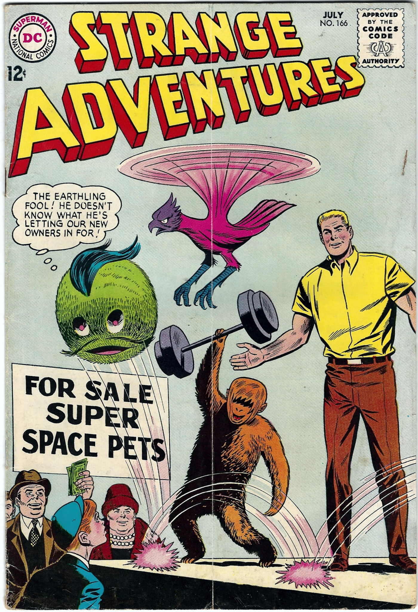 Strange Adventures 166 July 1964