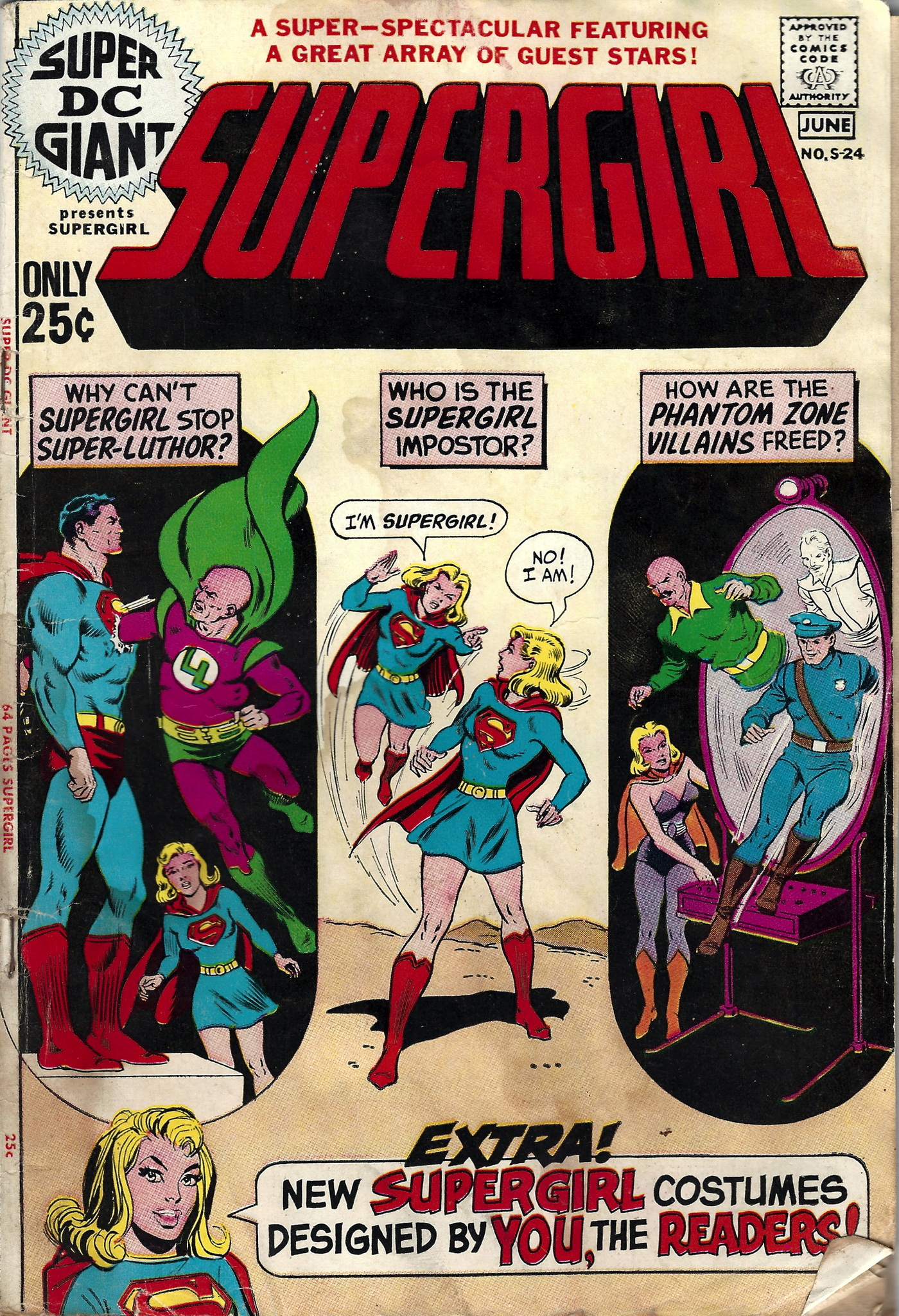Supergirl 24 June 1971 Super Giant