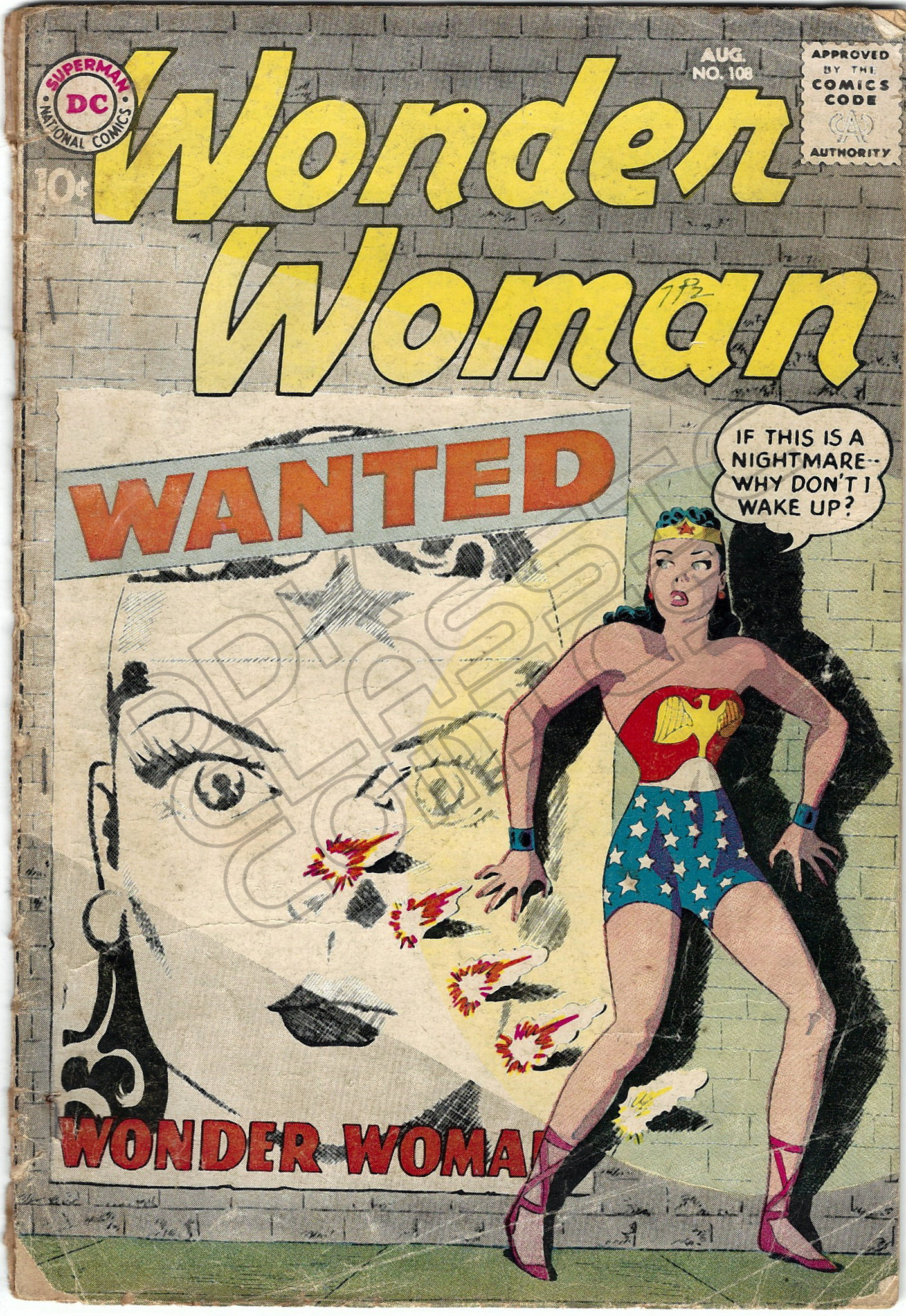 Wonder Woman 108 August 1959