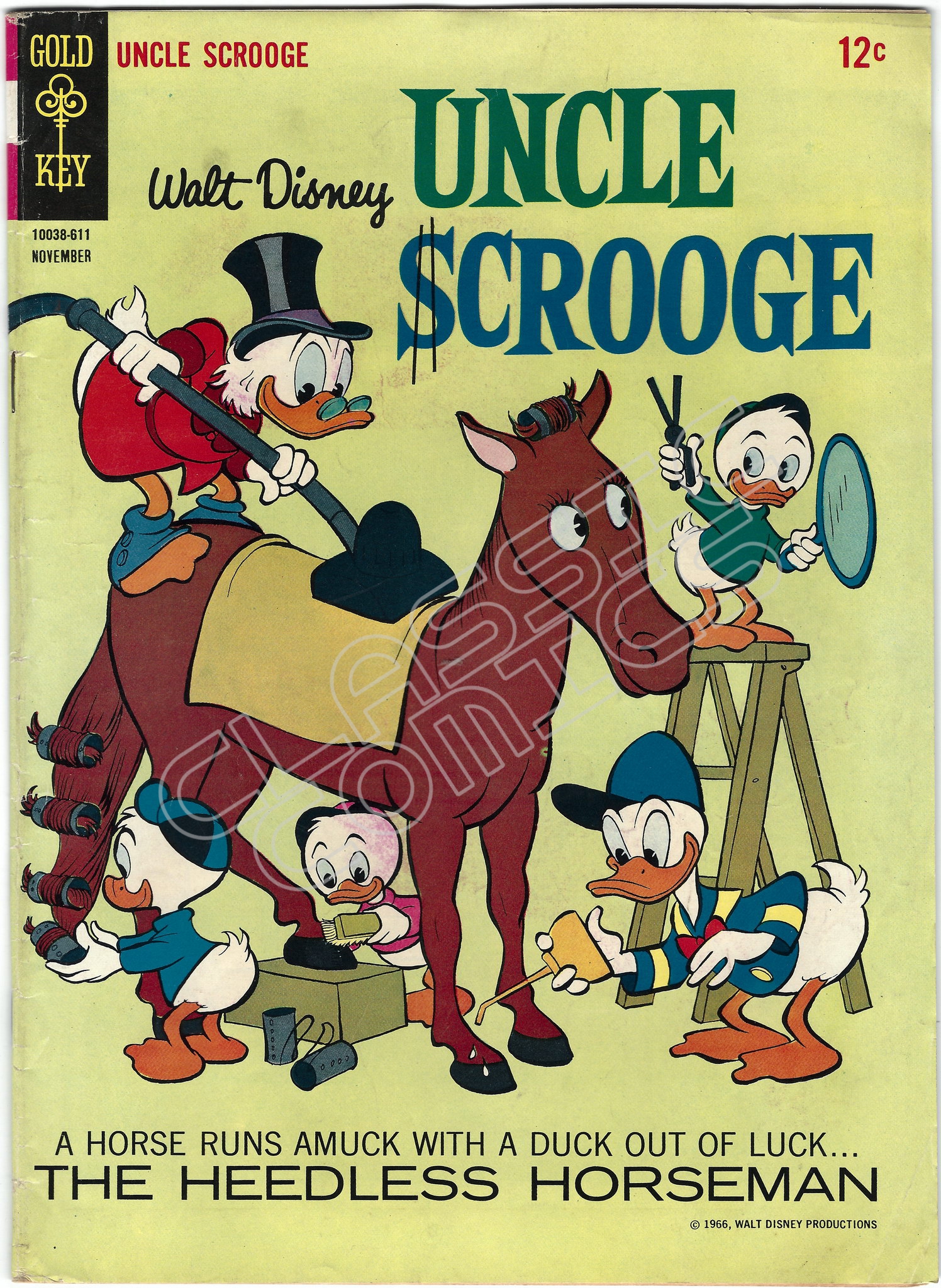 Uncle Scrooge 66 November 1966 2nd of 2 copies