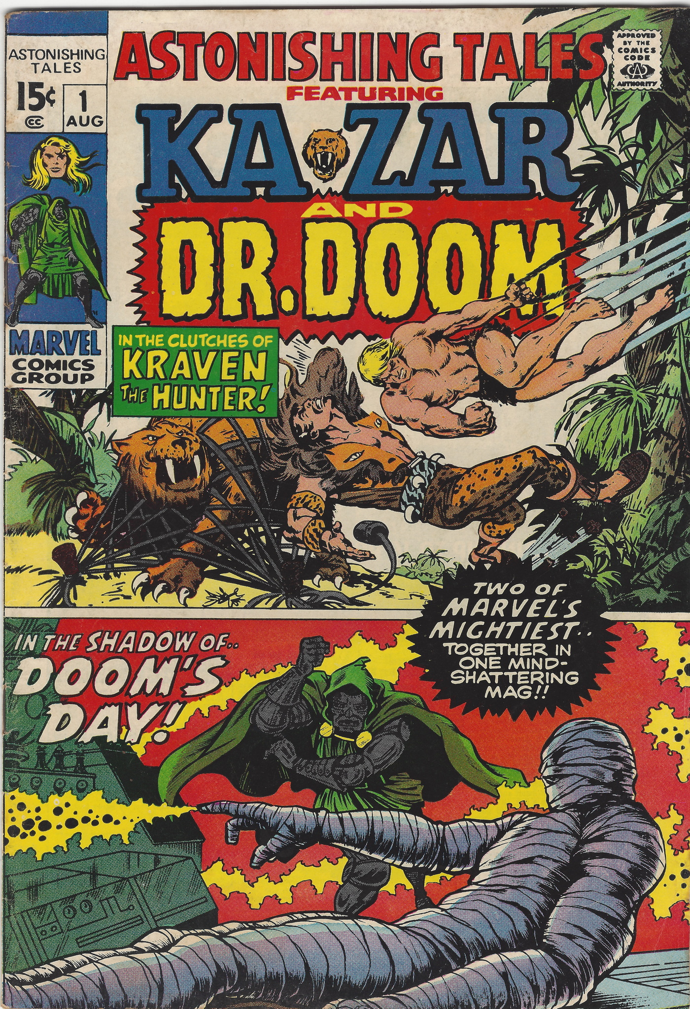 Astonishing Tales 1 August 1970 Ka Zar