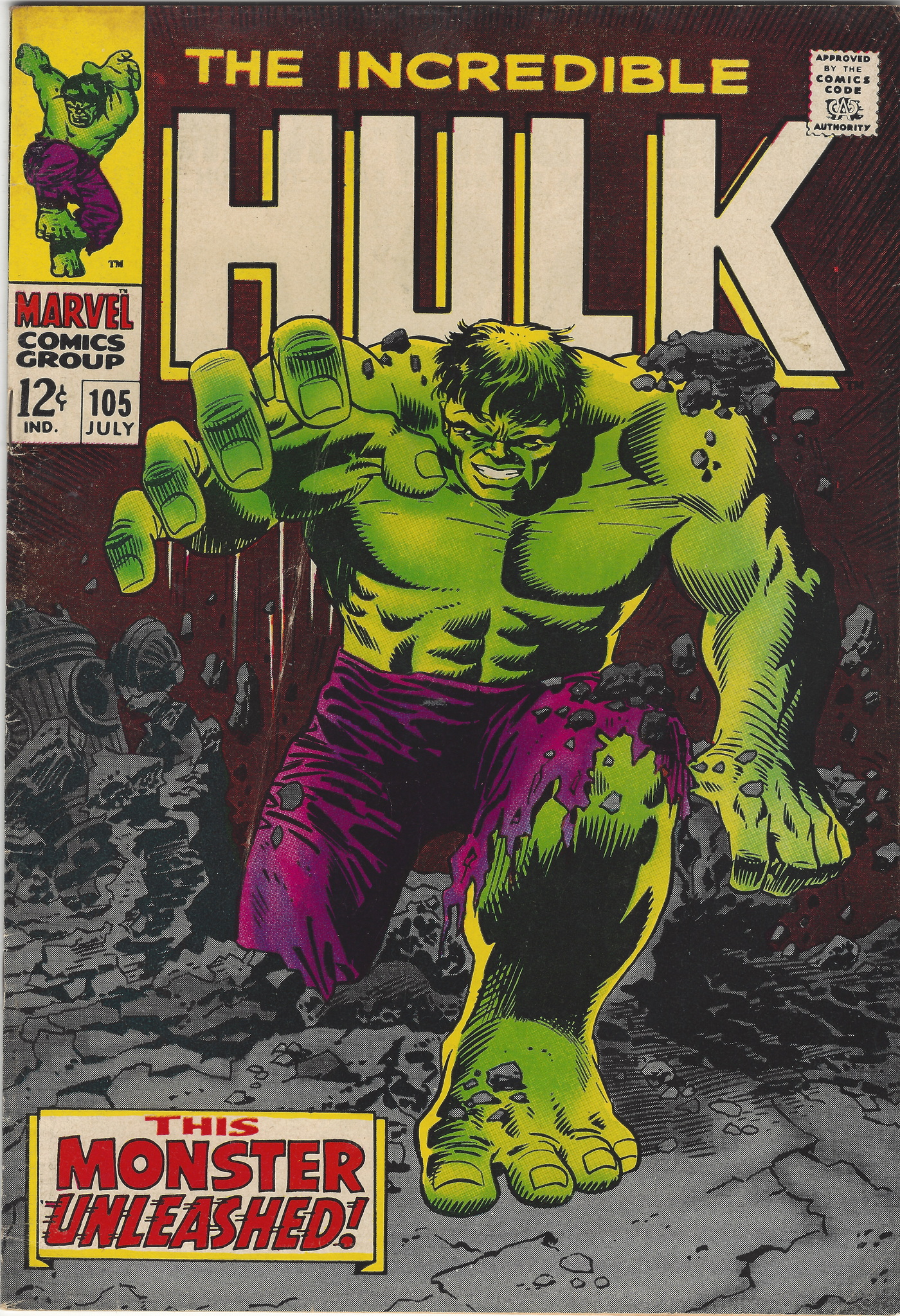 Hulk 105 July 1968