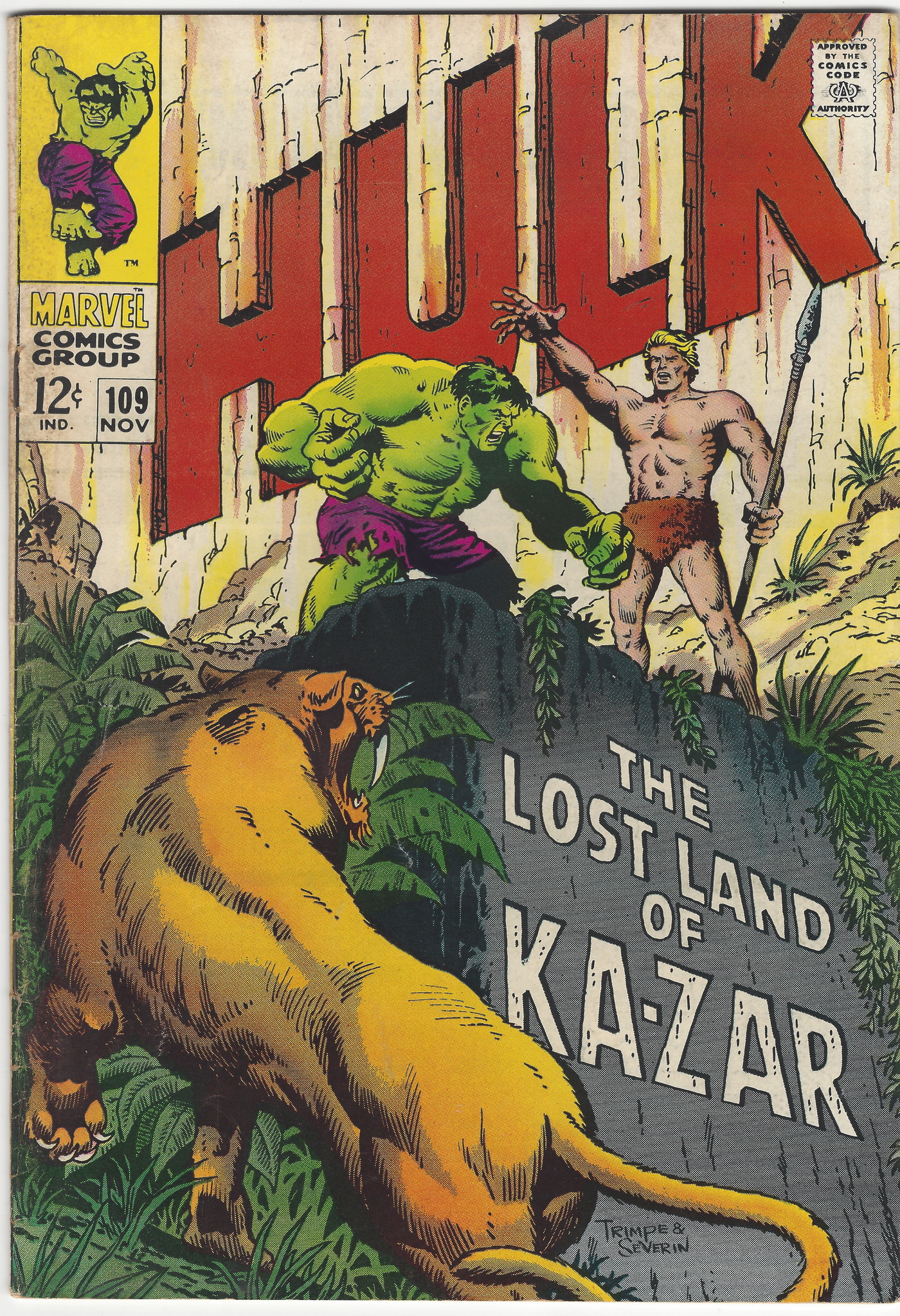 Hulk 109 November 1968