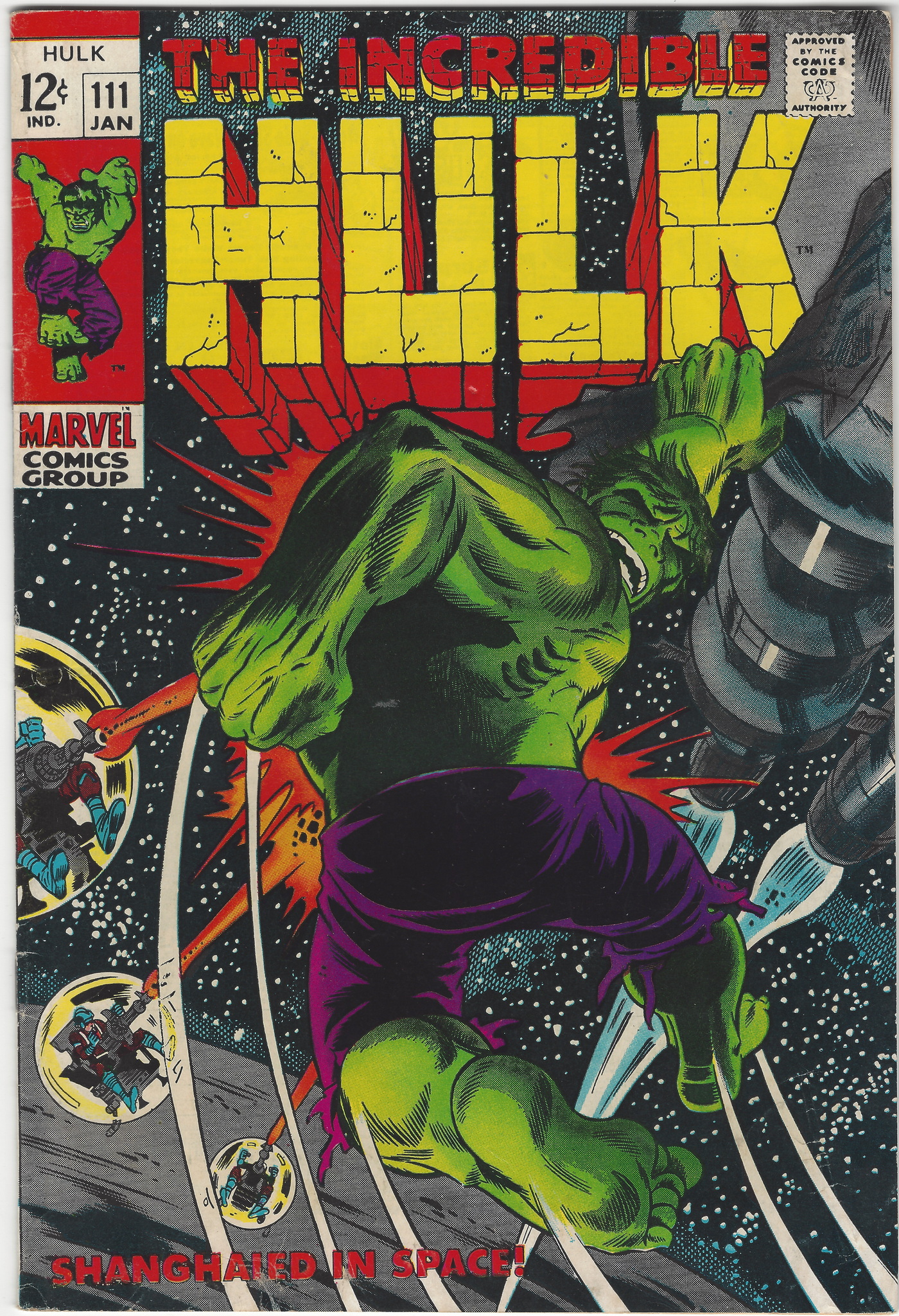 Hulk 111 January 1969