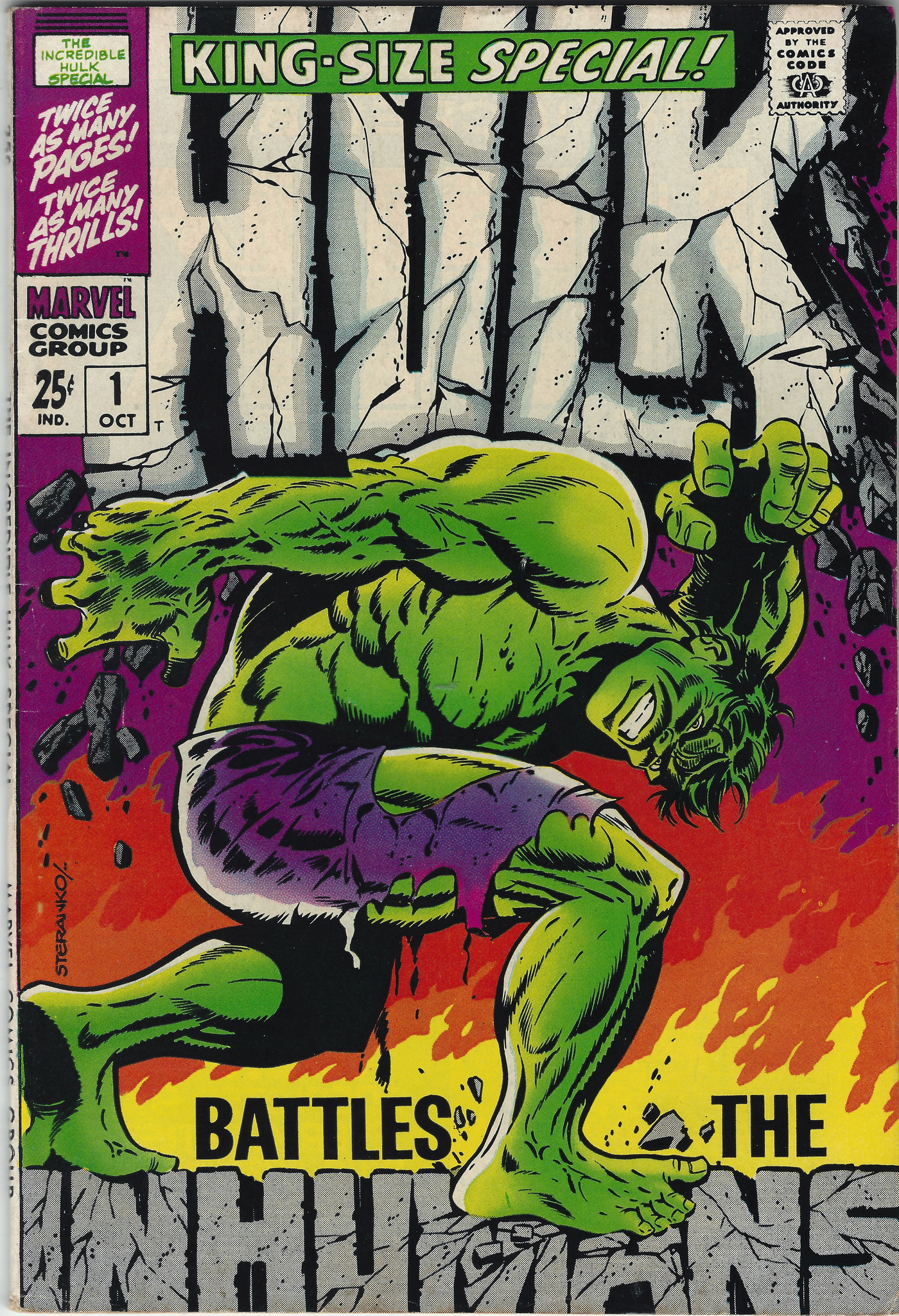 Hulk King Size Special 1 October 1968