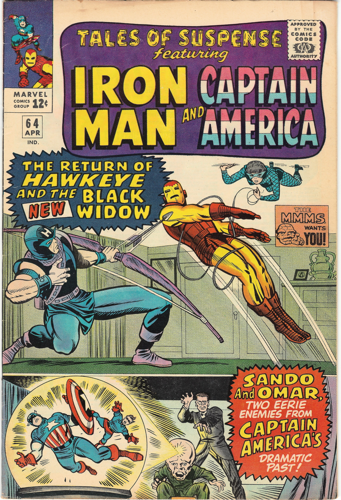 Tales of Suspense Ironman and Captain America 64 April 1965
