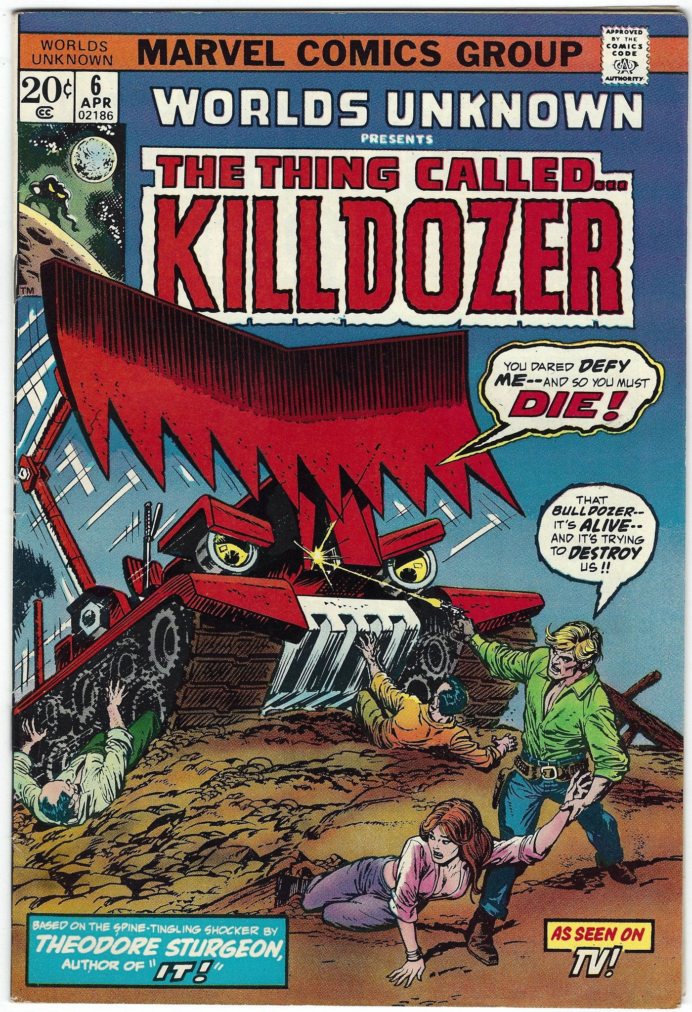 Worlds Unknown Killdozer 6 April 1974