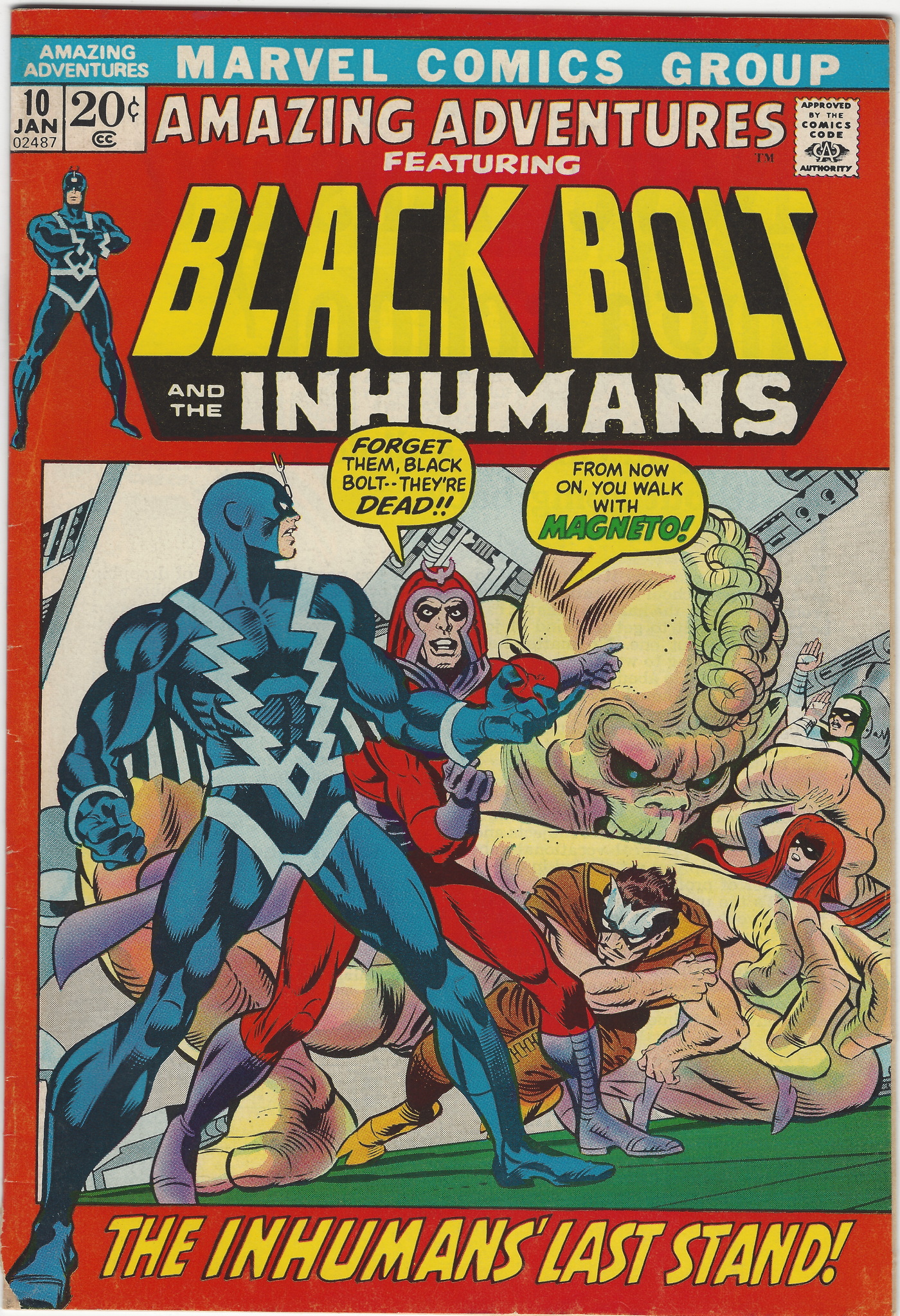 Amazing Adventures Black Bolt 10 January 1972