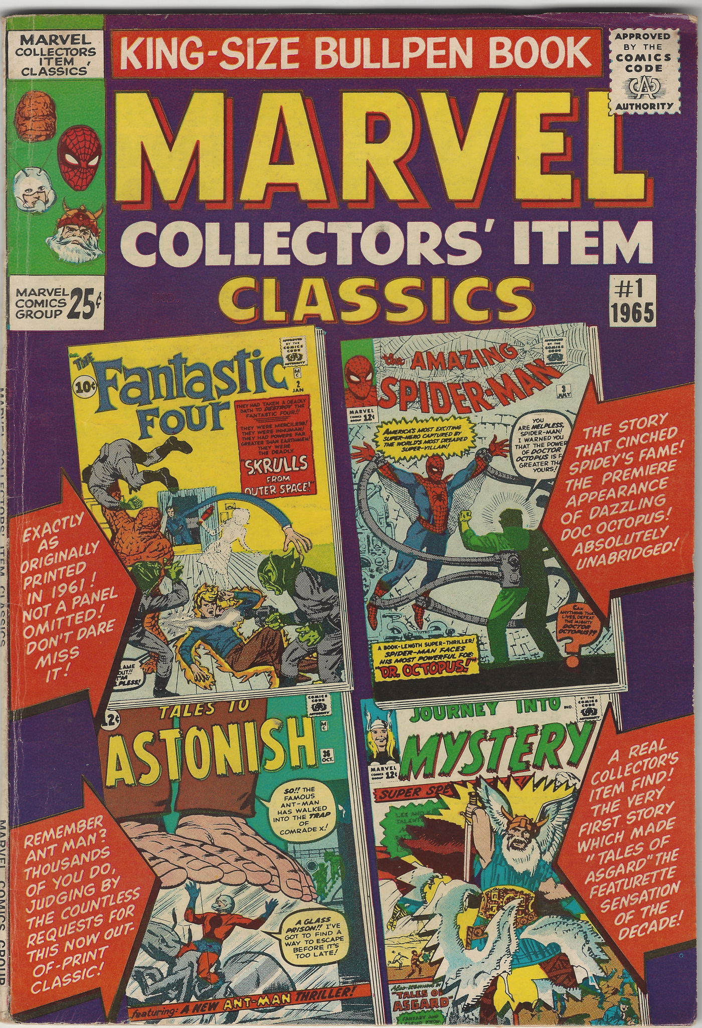 Marvel Collectors Item Classics 1 February 1965