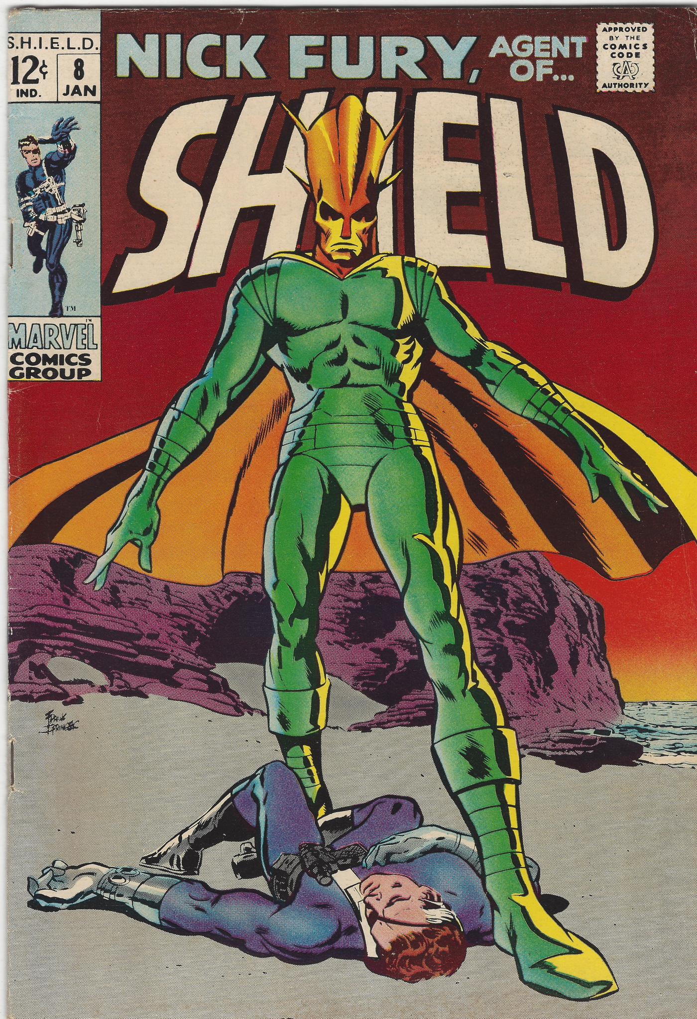 Nick Fury Agent of Shield 8 January 1969