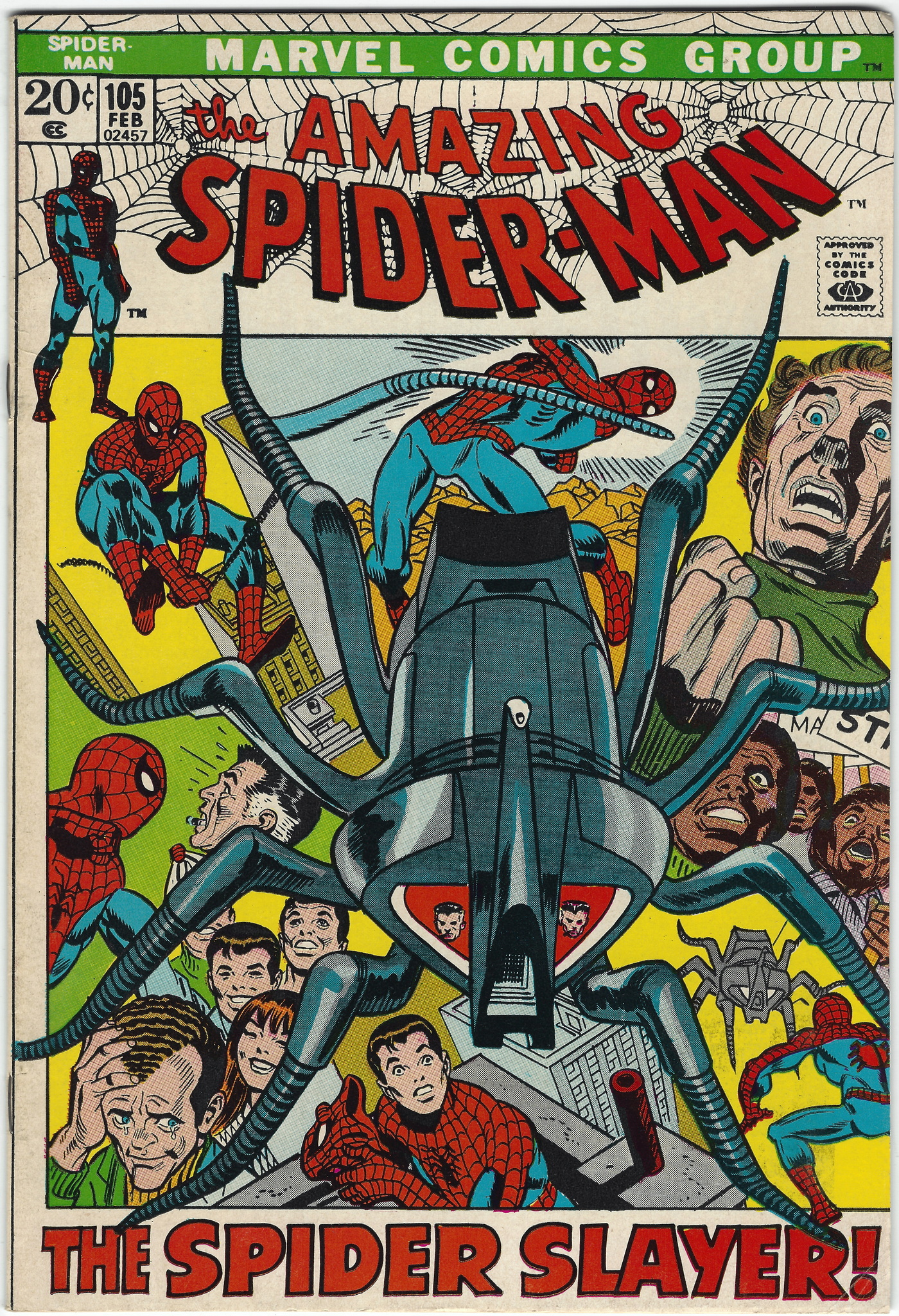 Amazing Spiderman 105 February 1972