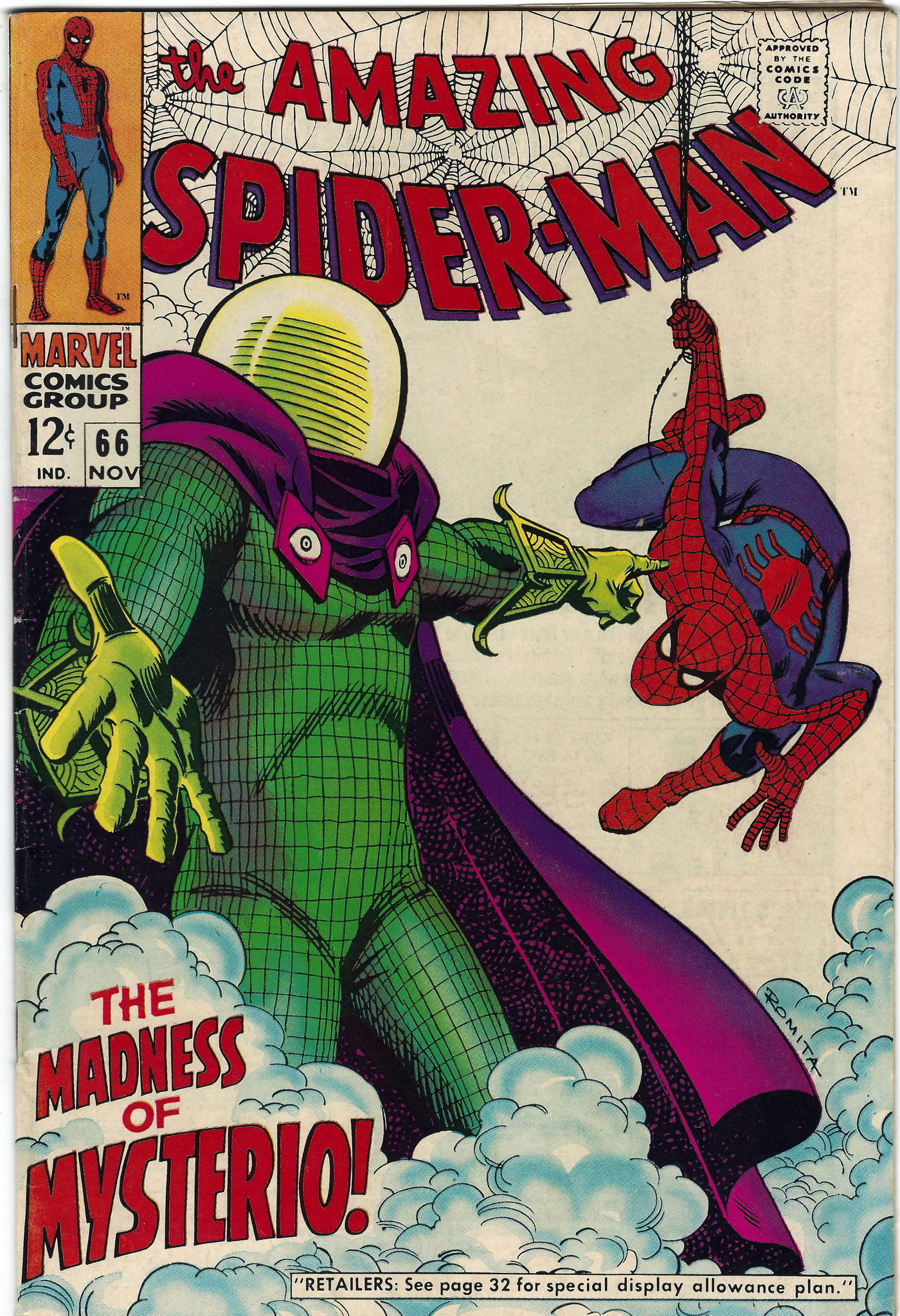 Amazing Spiderman 66 November 1968