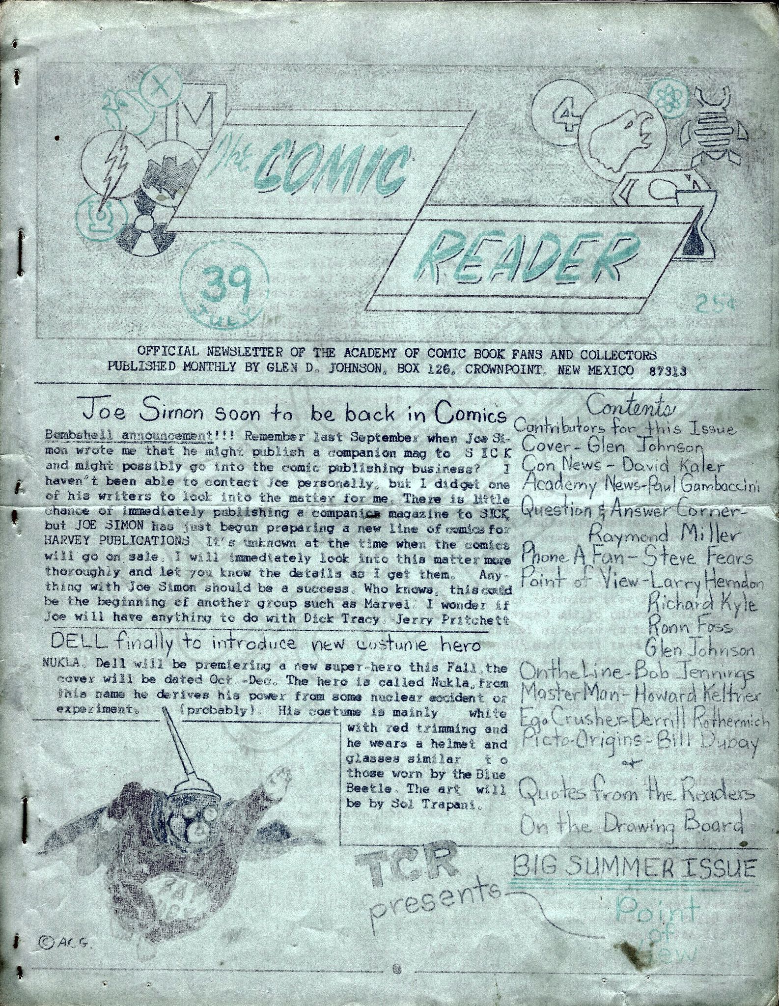 Comic Reader 39 July 1965